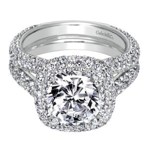 Gabriel 18 Karat Contemporary Engagement Ring ER8305W83JJ