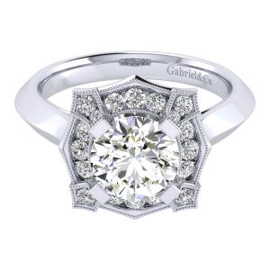 Gabriel 14 Karat Perfect Match Engagement Ring ER001C8ADW44JJ