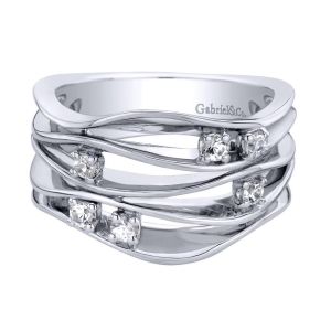 Gabriel Fashion Silver Contemporary Ladies' Ring LR6860SVJWS
