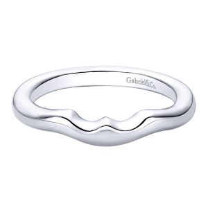 Gabriel 14 Karat Contemporary Wedding Band WB9435W4JJJ