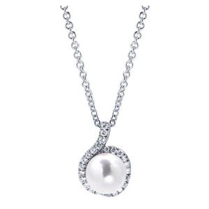 Gabriel Fashion 14 Karat Contemporary Necklace NK2885W45PL