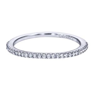 Gabriel 14 Karat Contemporary Wedding Band WB7276W44JJ