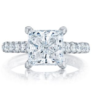 HT254625PR8 Platinum Tacori Petite Crescent Engagement Ring