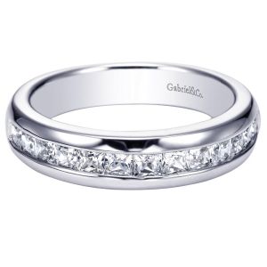 Gabriel 14 Karat Contemporary Wedding Band WB5519W44JJ