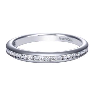 Gabriel 14 Karat Contemporary Wedding Band WB7472W44JJ