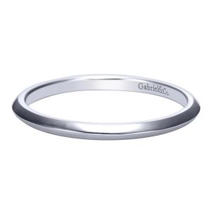 Gabriel 14 Karat Contemporary Wedding Band WB7737W4JJJ