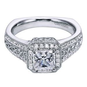 Gabriel 14 Karat Victorian Engagement Ring ER5949W44JJ