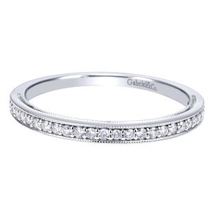 Gabriel 14 Karat Victorian Wedding Band WB911932R0W44JJ
