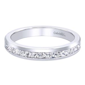 Gabriel 14 Karat Contemporary Wedding Band WB9690W44JJ