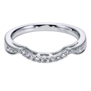 Gabriel 14 Karat Contemporary Wedding Band WB6358W44JJ