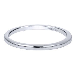 Gabriel 14 Karat Contemporary Wedding Band WB11871S2W4JJJ