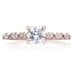 Tacori 201-2RD5PK 18 Karat Sculpted Crescent Engagement Ring