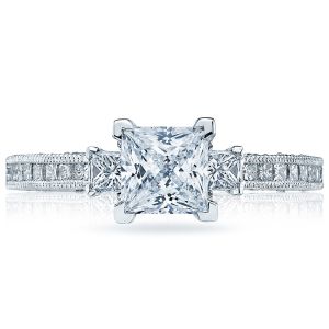 Tacori HT2430SM12X 18 Karat Classic Crescent Engagement Ring