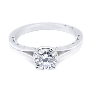 Simply Tacori Platinum Diamond Solitaire Engagement Ring 53RD6