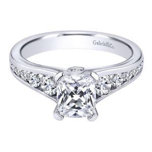 Gabriel 14 Karat Contemporary Engagement Ring ER8867W44JJ