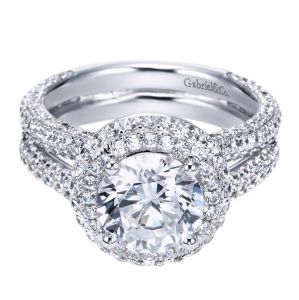 Gabriel 18 Karat Contemporary Engagement Ring ER8327W83JJ