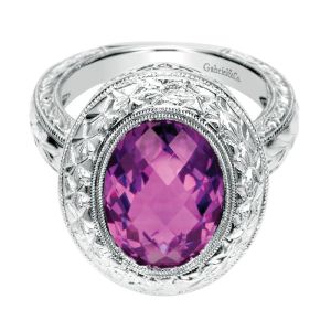 Gabriel Fashion Silver Mediterranean Ladies' Ring LR6444SVJAM