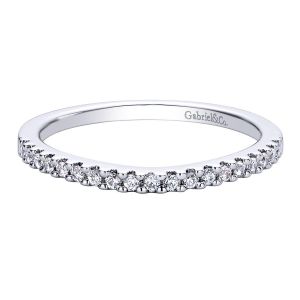 Gabriel 14 Karat Contemporary Wedding Band WB9527W44JJ