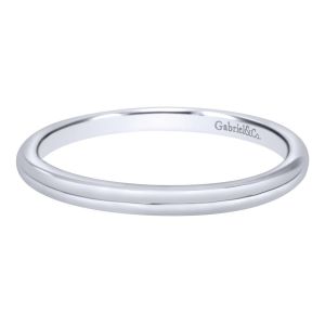 Gabriel 14 Karat Contemporary Wedding Band WB10772W4JJJ