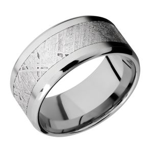 Lashbrook CC10B16(NS)/METEORITE Cobalt Chrome Wedding Ring or Band