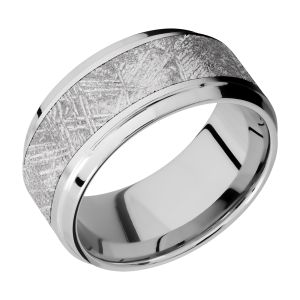 Lashbrook CC10B16(S)/METEORITE Cobalt Chrome Wedding Ring or Band