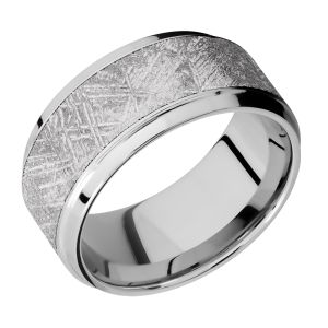Lashbrook CC10B17(S)/METEORITE Cobalt Chrome Wedding Ring or Band