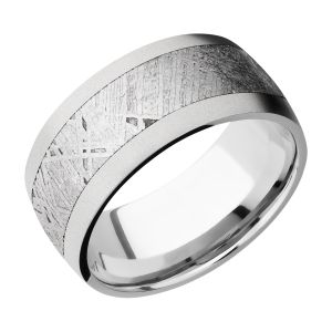 Lashbrook CC10D16/METEORITE Cobalt Chrome Wedding Ring or Band