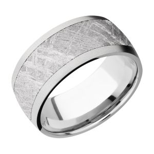 Lashbrook CC10D17/METEORITE Cobalt Chrome Wedding Ring or Band