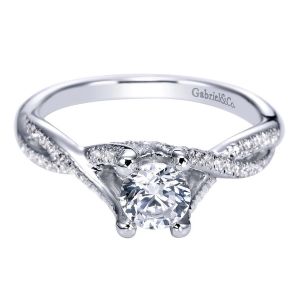 Gabriel 14 Karat Victorian Engagement Ring ER94029W44JJ