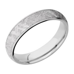 Lashbrook CC5D14/METEORITE Cobalt Chrome Wedding Ring or Band