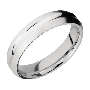 Lashbrook CC5DC Cobalt Chrome Wedding Ring or Band