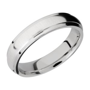 Lashbrook CC5DGE Cobalt Chrome Wedding Ring or Band