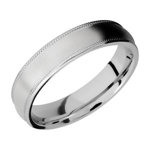 Lashbrook CC5DMIL Cobalt Chrome Wedding Ring or Band