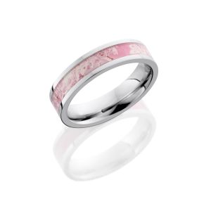 Lashbrook CC5F13/KINGSPINK POLISH Cobalt Chrome Wedding Ring or Band