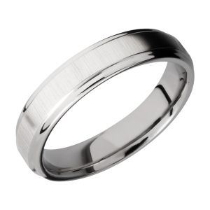 Lashbrook CC5FGE Cobalt Chrome Wedding Ring or Band