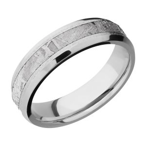 Lashbrook CC6B13(NS)/METEORITE Cobalt Chrome Wedding Ring or Band