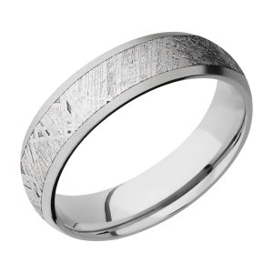Lashbrook CC6D14/METEORITE Cobalt Chrome Wedding Ring or Band