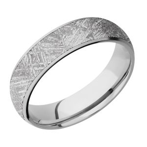 Lashbrook CC6D15/METEORITE Cobalt Chrome Wedding Ring or Band