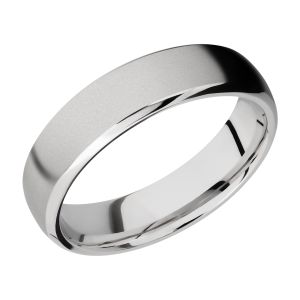 Lashbrook CC6DB Cobalt Chrome Wedding Ring or Band