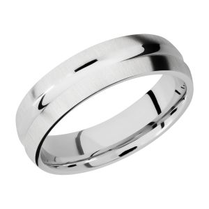 Lashbrook CC6DC Cobalt Chrome Wedding Ring or Band