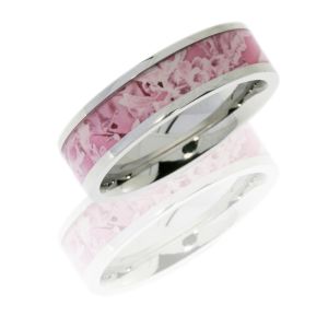 Lashbrook CC6F14/KINGSPINK POLISH Cobalt Chrome Wedding Ring or Band