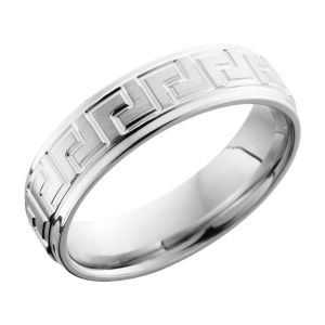 Lashbrook CC6FGEL Cobalt Chrome Wedding Ring or Band
