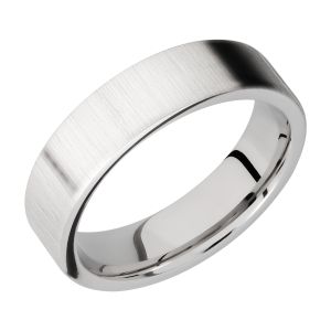 Lashbrook CC6FR Cobalt Chrome Wedding Ring or Band