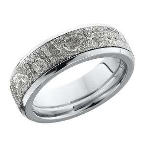 Lashbrook CC7B15(NS)/METEORITE Cobalt Chrome Wedding Ring or Band