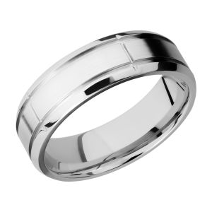 Lashbrook CC7B5SEG2.75 Cobalt Chrome Wedding Ring or Band