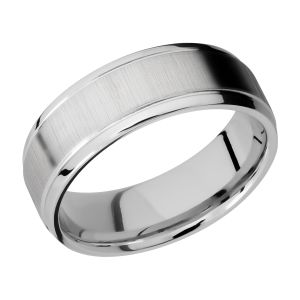 Lashbrook CC7B(S) Cobalt Chrome Wedding Ring or Band