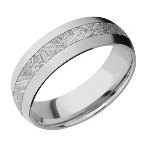 Lashbrook CC7D13/METEORITE Cobalt Chrome Wedding Ring or Band