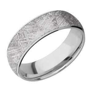 Lashbrook CC7D16/METEORITE Cobalt Chrome Wedding Ring or Band