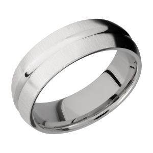 Lashbrook CC7DC Cobalt Chrome Wedding Ring or Band