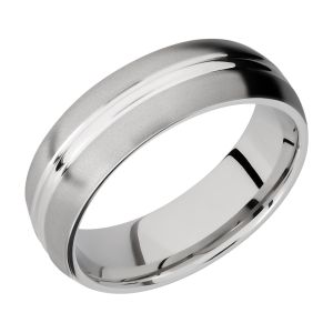 Lashbrook CC7DD Cobalt Chrome Wedding Ring or Band